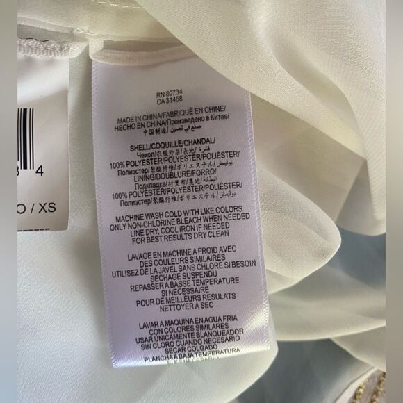 BCBG MAXAZRIA " GEORGETTA"  Strapless Pleated Crepe Midi Dress Size XS - Picture 11 of 14